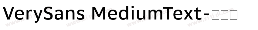 VerySans MediumText字体转换